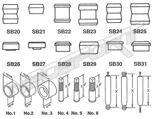 Trailmaster Bushing Specifications