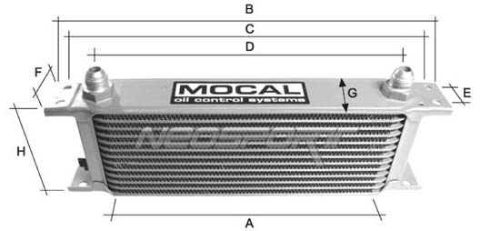 Mocal Oil Coolers 235mm